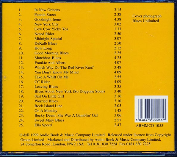 Leadbelly - Volume 1 (25 tracks)