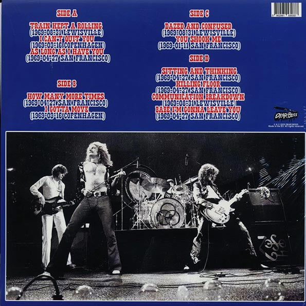 Led Zeppelin - Evolution Is Timing: 1969 Radio Sessions (ltd. 300 copies made) (2xLP) (blue vinyl)