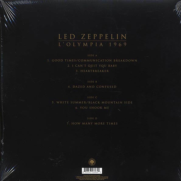 Led Zeppelin - L'Olympia 1969 (2xLP)