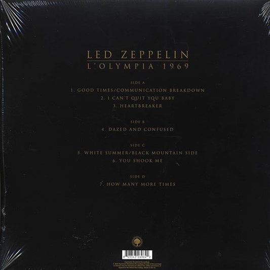 Led Zeppelin - L'Olympia 1969 (2xLP)