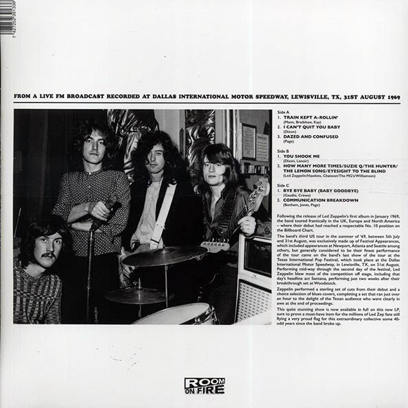 Led Zeppelin - Texas International Pop Festival 1969 (2xLP)