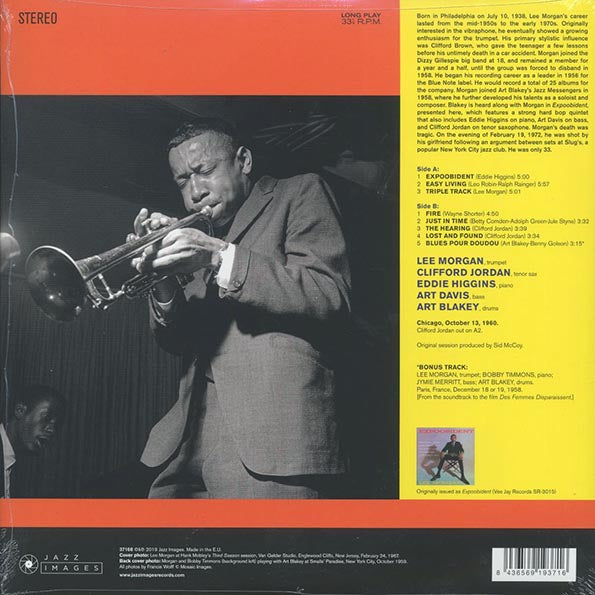 Lee Morgan - Expoobident (+bonus track) (ltd. ed.) (180g)