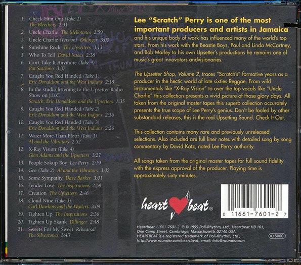 Lee Perry & The Upsetters - Upsetter Shop, Volume 2 (21 tracks) (marked/ltd stock)