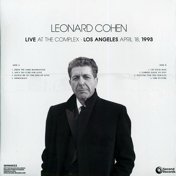 Leonard Cohen - Live At The Complex: Los Angeles April 18, 1993 (180g) (blue vinyl)