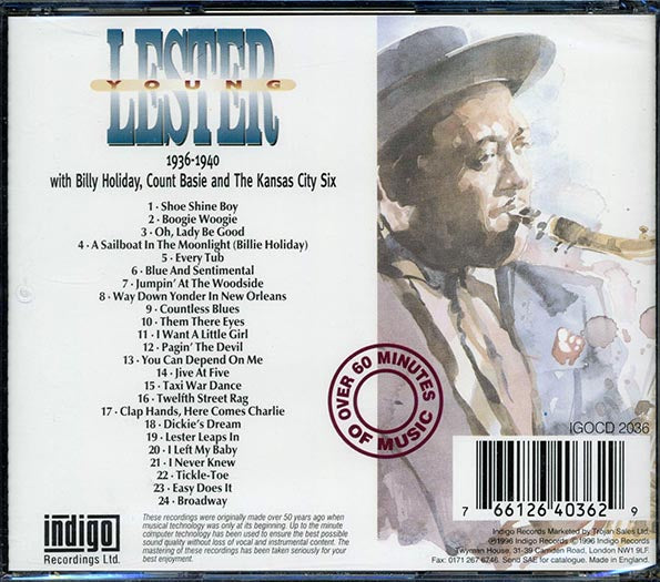 Lester Young - Easy Does It 1936-1940