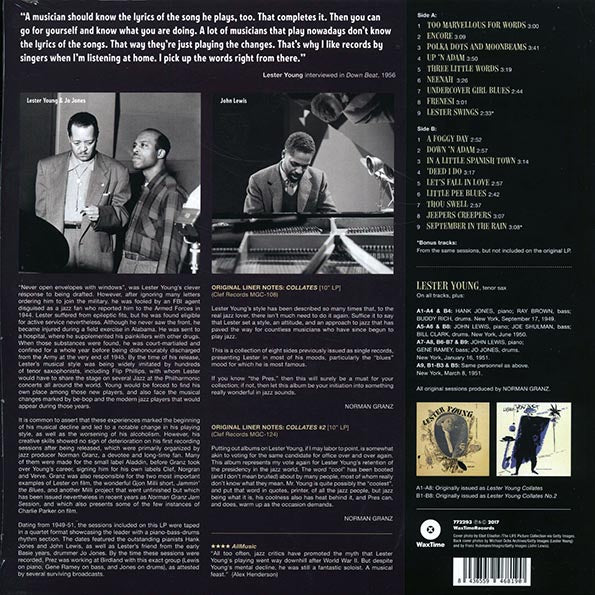 Lester Young Quartet - Collates (+2 bonus tracks) (ltd. ed.) (180g)