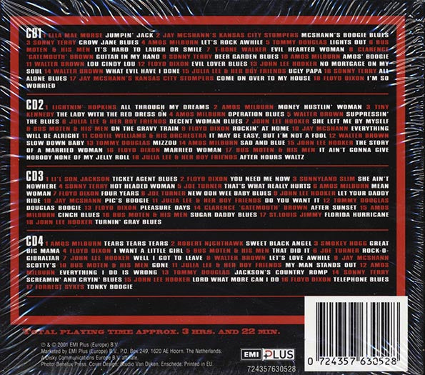 Lightnin' Hopkins, T-Bone Walker, John Lee Hooker, Etc. - Guitar In My Hand: Blues Connection (71 tracks) (4xCD) (deluxe 4-fold digipak)