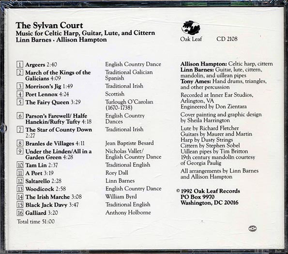 Linn Barnes, Allison Hampton - The Sylvan Court CD