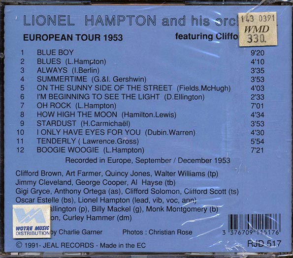Lionel Hampton - Stockholm 1953