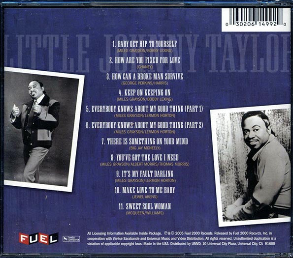 Little Johnny Taylor - Everybody Knows About My Good Thing