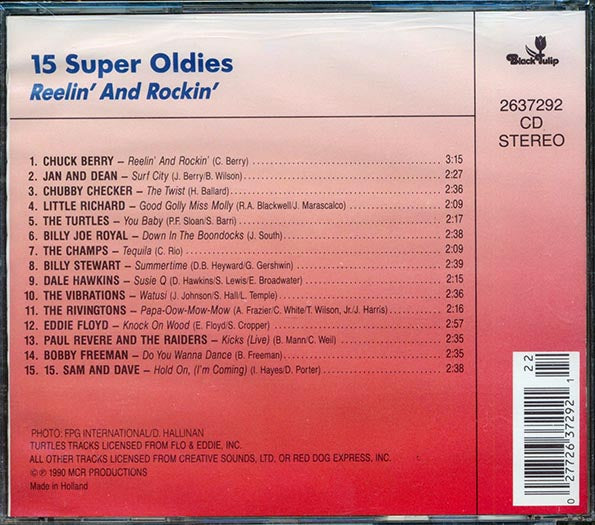 Little Richard, Chuck Berry, Jan & Dean, Etc. - 15 Super Oldies: Reelin And Rockin