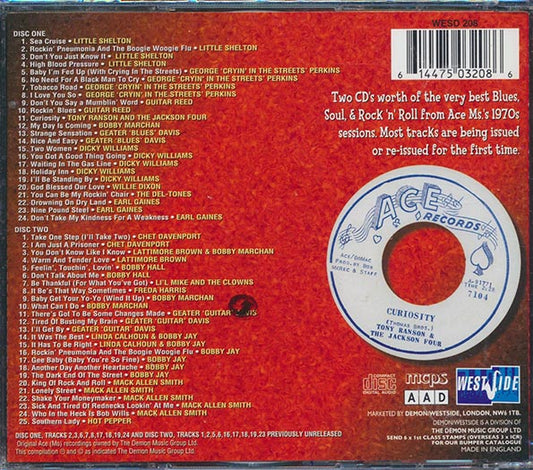 Little Shelton, Earl Gaines, Bobby Marchan, Lattimore Brown, Etc. - Curiosities: The Ace 70s Singles And Sessions (49 tracks) (2xCD)