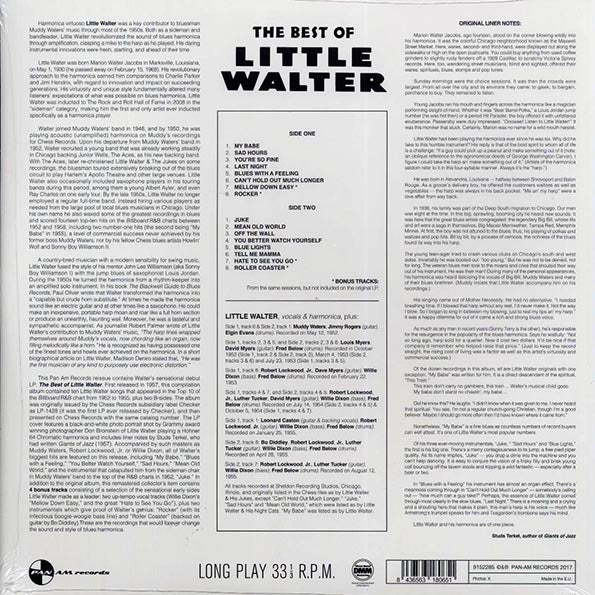 Little Walter - The Best Of Little Walter (+4 bonus tracks) (ltd. ed.) (180g) (remastered)