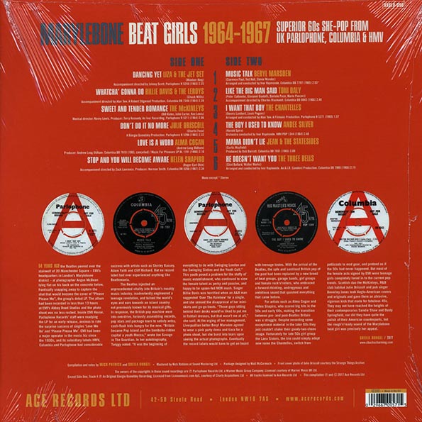 Liza & The Jet Set, The Three Bells, The Chantelles, Etc. - Marylebone Beat Girls 1964-1967 (180g)