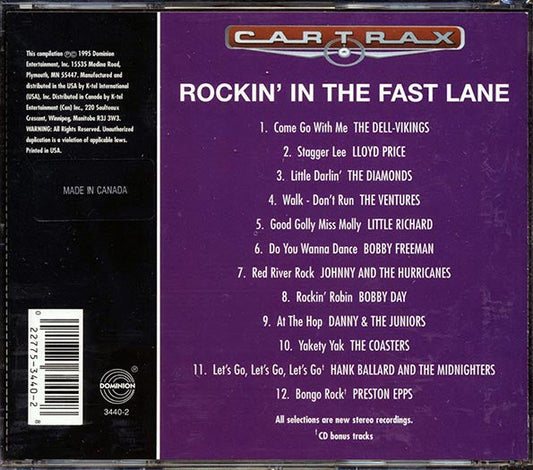 Lloyd Price, The Dell-Vikings, The Ventures, Etc. - Car Trax: Rockin' In The Fast Lane