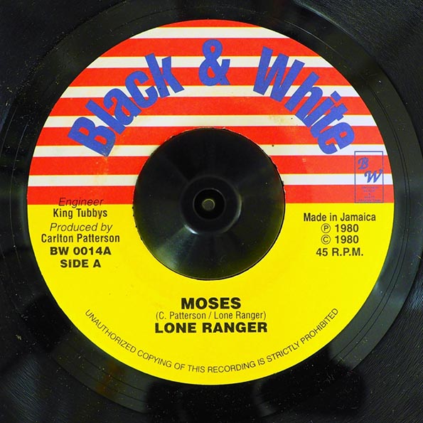 Lone Ranger - Moses  /  King Tubby - Zion Skank (rhythm: "It's Raining/Weatherman Skank")