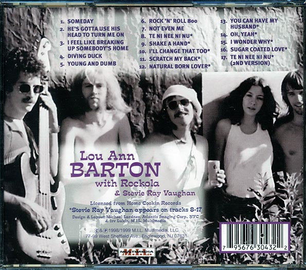 Lou Ann Barton, Rockola, Stevie Ray Vaughan - Sugar Coated Love