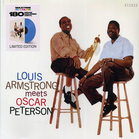 Louis Armstrong, Oscar Peterson - Louis Armstrong Meets Oscar Peterson (ltd. ed.) (180g) (blue vinyl)