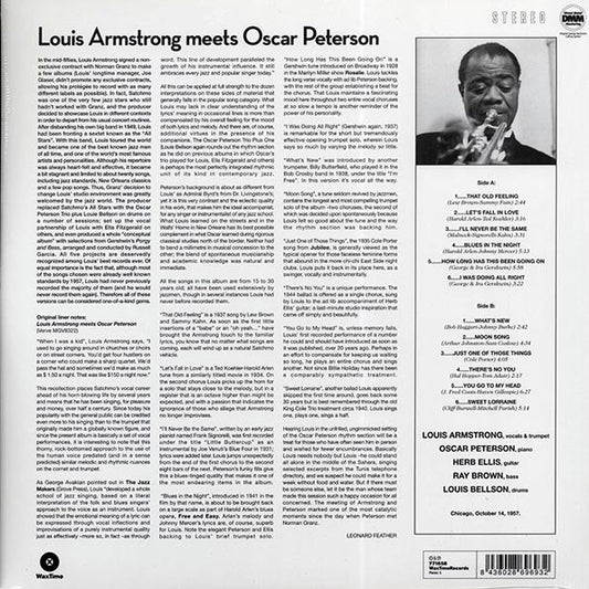 Louis Armstrong, Oscar Peterson - Louis Armstrong Meets Oscar Peterson (ltd. ed.) (180g) (remastered)