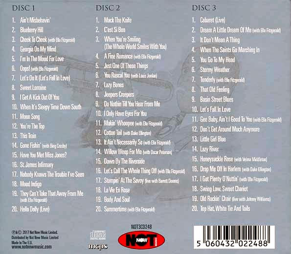 Louis Armstrong - The Platinum Collection (60 tracks) (3xCD) (deluxe 3-fold digipak)