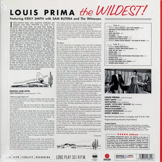 Louis Prima - The Wildest! (+7 bonus tracks) (ltd. ed.) (red vinyl)