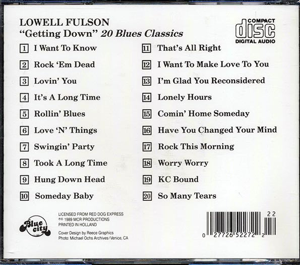 Lowell Fulson - Getting Down (20 tracks)