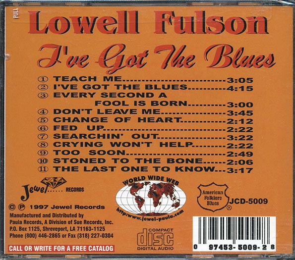 Lowell Fulson - I've Got The Blues