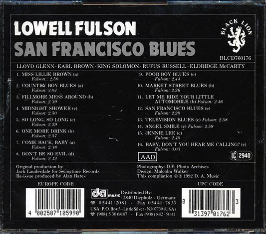 Lowell Fulson - San Francisco Blues