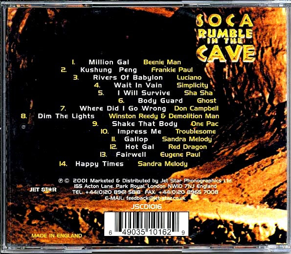 Luciano, Beenie Man, Red Dragon, Etc. - Soca Rumble In The Cave