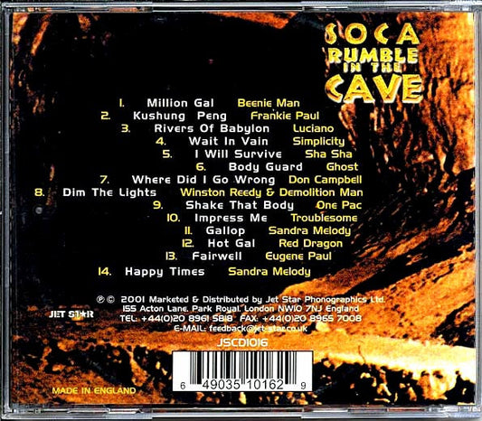 Luciano, Beenie Man, Red Dragon, Etc. - Soca Rumble In The Cave