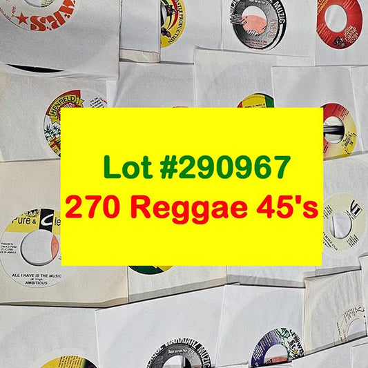 Luciano, Beres Hammond, Sizzla, Capleton, Etc. - Lot #290967: Collection Of 270 7 Inch 45's (NEW)