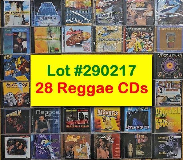 Luciano, Cutty Ranks, Sizzla, Dennis Brown, Morgan Heritage, Michael Rose, Bushman, Etc. - Lot #290217: 28 Reggae CDs (NEW/SEALED)
