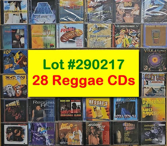 Luciano, Cutty Ranks, Sizzla, Dennis Brown, Morgan Heritage, Michael Rose, Bushman, Etc. - Lot #290217: 28 Reggae CDs (NEW/SEALED)