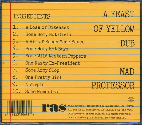 Mad Professor - A Feast Of Yellow Dub