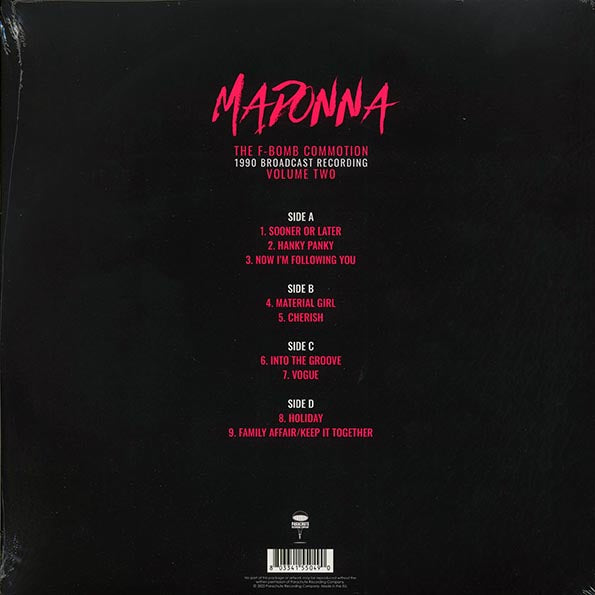 Madonna - The F-bomb Commotion Volume 2: 1990 Broadcast Recording (2xLP)