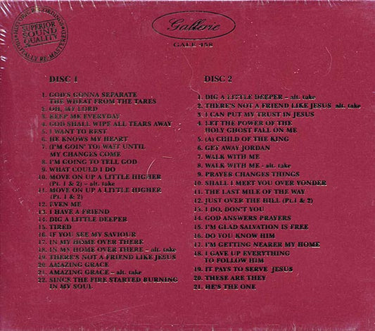 Mahalia Jackson - A Portrait Of Mahalia Jackson (43 tracks) (2xCD) (remastered) CD