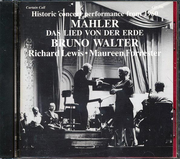 Mahler, Bruno Walter, Richard Lewis, Maureen Forrester - Das Lied Von Der Erde (Japan)