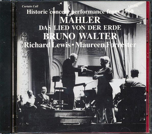 Mahler, Bruno Walter, Richard Lewis, Maureen Forrester - Das Lied Von Der Erde (Japan)