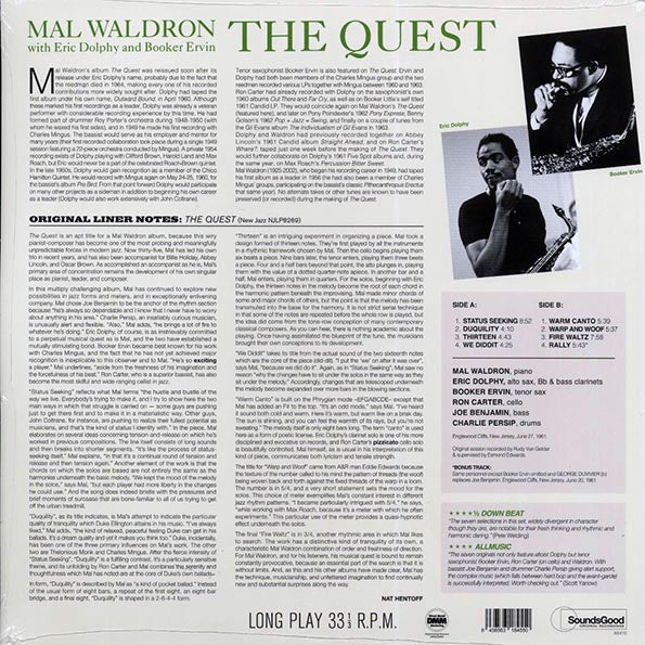 Mal Waldron, Eric Dolphy, Booker Ervin - The Quest (+bonus track) (180g)