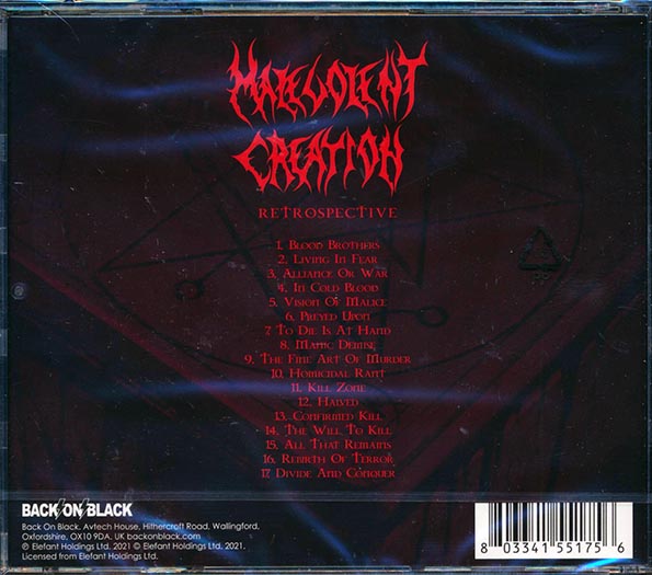 Malevolent Creation - Retrospective