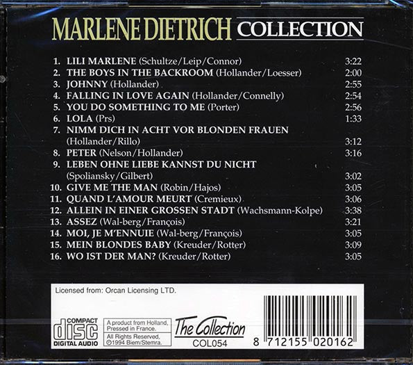 Marlene Dietrich - Collection