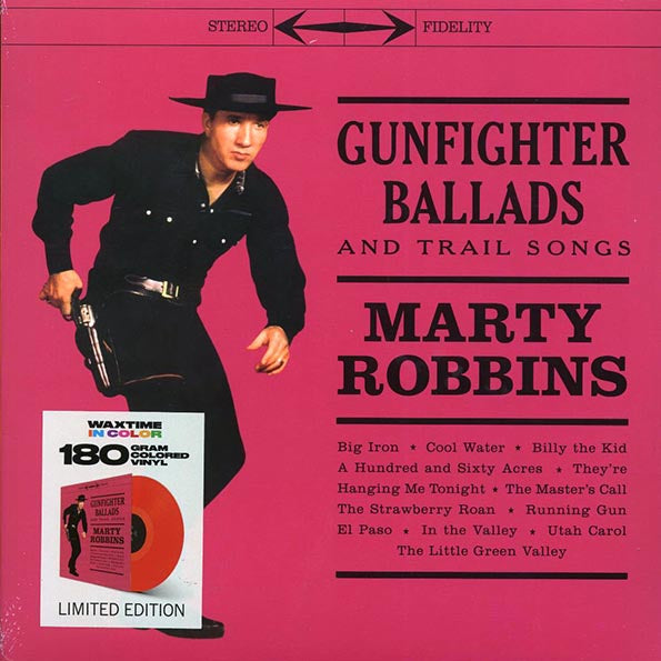 Marty Robbins - Gunfighter Ballads And Trail Songs (+4 bonus tracks) (ltd. ed.) (180g) (red vinyl)