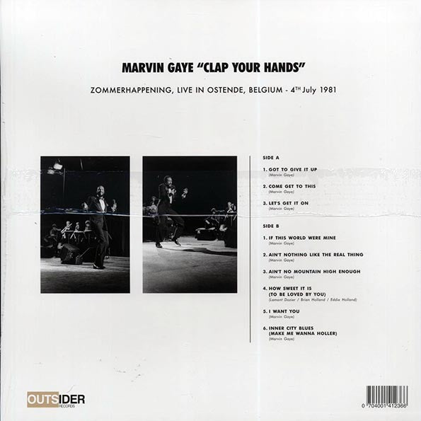 Marvin Gaye - Clap Your Hands: Zommerhappening, Live In Ostende, Belgium 4th July 1981