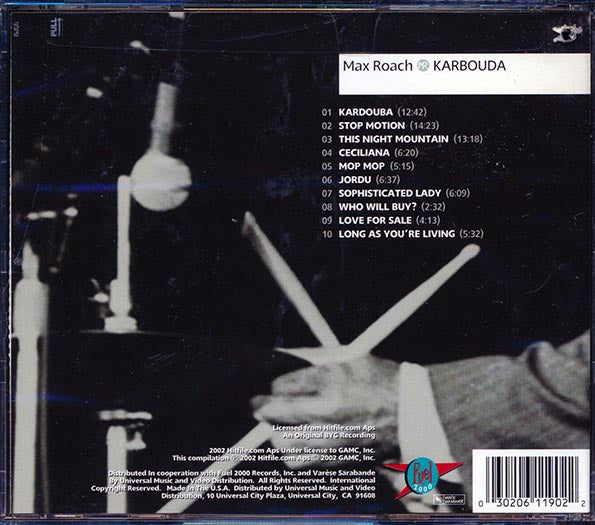 Max Roach - Karbouda (marked/ltd stock)