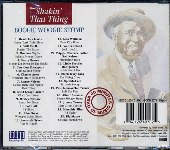 Meade Lux Lewis, Will Ezell, Montana Taylor, Etc. - Shakin' That Thing: Boogie Woogie Stomp (23 tracks)