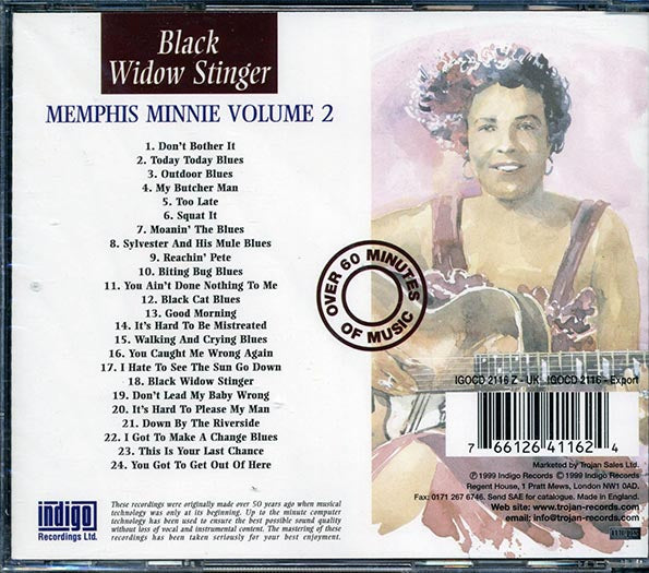 Memphis Minnie - Black Widow Stinger: The Essential Recordings Of Memphis Minnie Volume 2