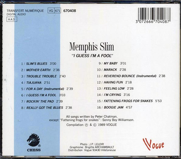 Memphis Slim - I Guess I'm A Fool