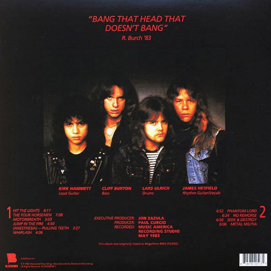 Metallica - Kill 'Em All (180g)