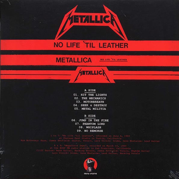 Metallica - No Life 'Til Leather & Megaforce Demo