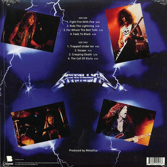 Metallica - Ride The Lightning (ltd. ed.) (180g) (remastered) (blue vinyl)